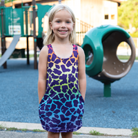Giraffe Kids Rainbow tank dress