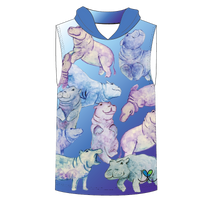 Hippo Kids Sleeveless hooded shirt