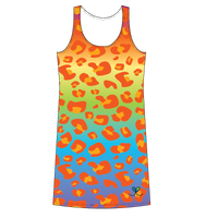 Amur Leopard Kids Rainbow tank dress