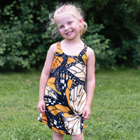 Monarch Butterfly Kids tank dress