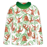 LIMITED EDITION- Orangutan Adult Long sleeve hooded shirt