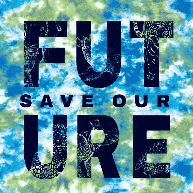 Save Our Future Kids Long sleeve hooded shirt