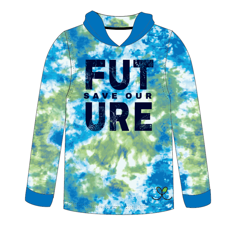 Save Our Future Kids Long sleeve hooded shirt