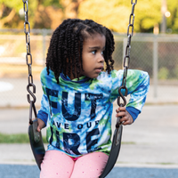 Save Our Future Kids Long sleeve hooded shirt