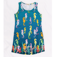 Sea horse Kids tank dress