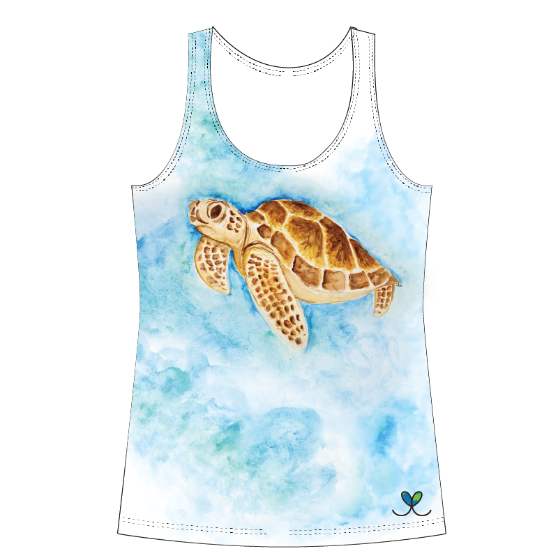 Sea Turtle Kids tank top