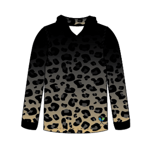 Black Panther Kids long sleeve hooded shirt