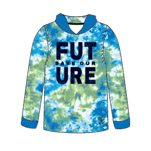 Save Our Future Kids Long sleeve hooded shirt