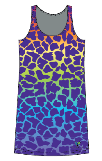 Giraffe Kids Rainbow tank dress