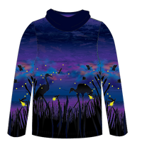 Fireflies Adult Long sleeve hooded shirt