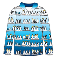 Penguin Adult Long sleeve hooded shirt