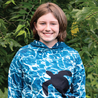 Sea Turtle Adult Long sleeve hooded shirt