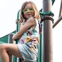 Axolotl Kids Sleeveless hooded shirt