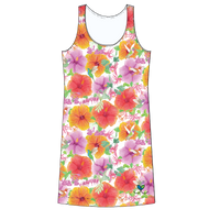 Hummingbird Kids tank dress with pockets