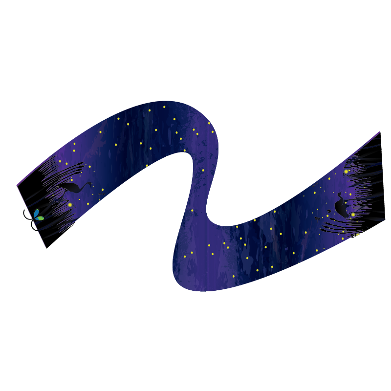 Fireflies scarf