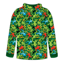 Frogs Kids long sleeve hooded shirt