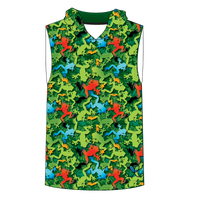 Frogs Kids Sleeveless hooded shirt