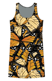 Monarch Butterfly Kids tank dress