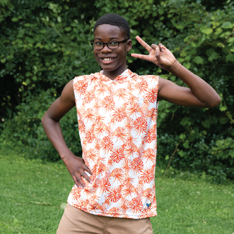 Nautilus Kids Sleeveless hooded shirt