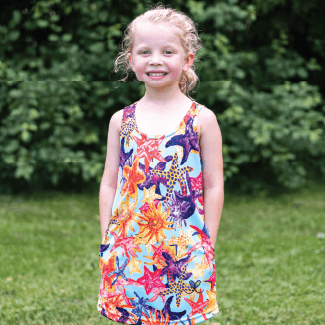 LIMITED EDITION- Sea Star Kids tank dress