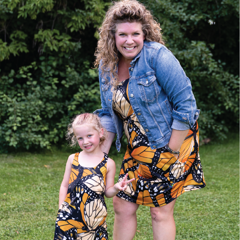 Monarch Butterfly Womens Tank Dress with pockets
