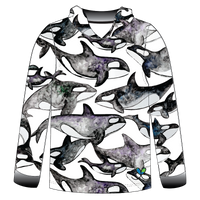 LIMITED EDITION- Orcas Kids long sleeve hooded shirt
