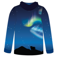 Polar Bear Kids long sleeve hooded shirt