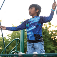 Polar Bear Kids long sleeve hooded shirt