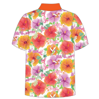 Hummingbird Adult short sleeve button polo