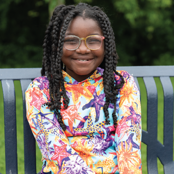 Sea Star Kids long sleeve hooded shirt