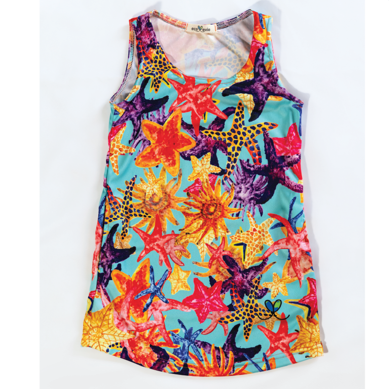 Sea Star Kids tank dress with pockets