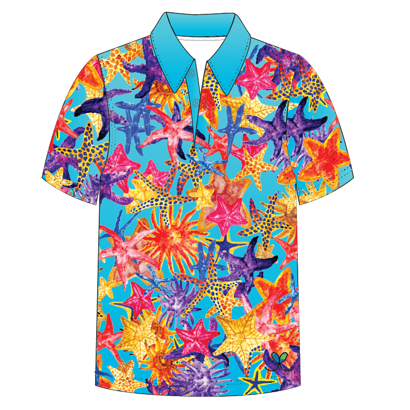 Sea Star Adult short sleeve button polo