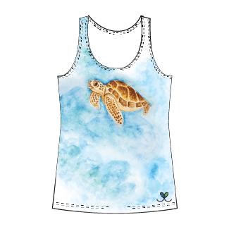 Sea Turtle Womens Tank Top