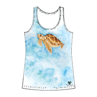 Sea Turtle Womens Tank Top