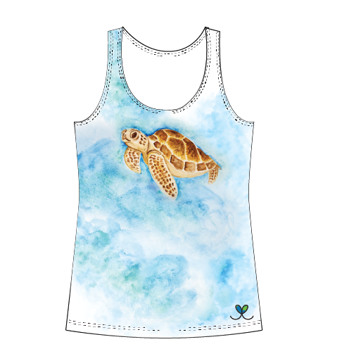 Sea Turtle Womens Tank Top