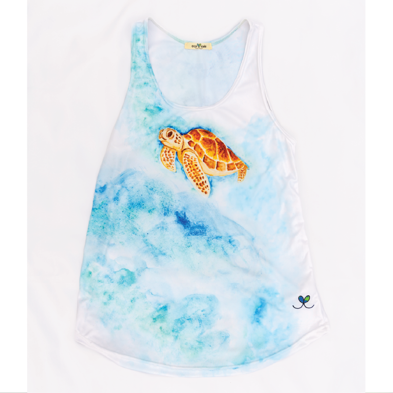 Sea Turtle Womens Tank Top