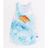 Sea Turtle Womens Tank Top