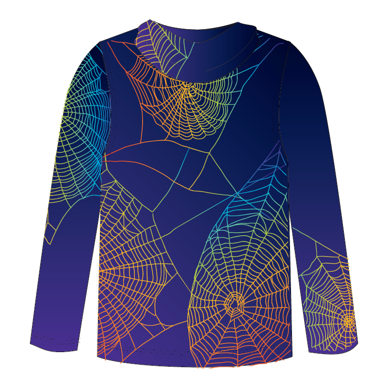 Spider Adult Long sleeve hooded shirt