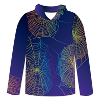Spider Adult Long sleeve hooded shirt