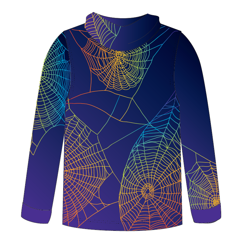 Spider Kids long sleeve hooded shirt