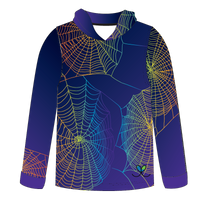 Spider Kids long sleeve hooded shirt
