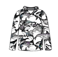 LIMITED EDITION- Orcas Adult Long sleeve hooded shirt