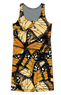 Monarch Butterfly Womens Tank Dress