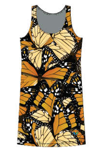 Monarch Butterfly Womens Tank Dress