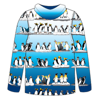 Penguin Kids long sleeve hooded shirt