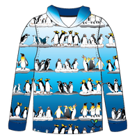 Penguin Kids long sleeve hooded shirt