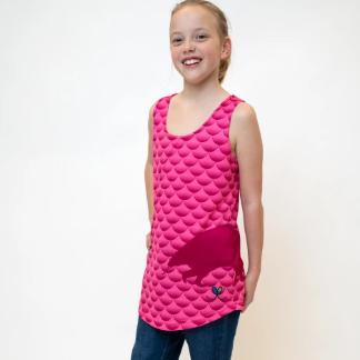 Pangolin Bright Pink Kids tank top