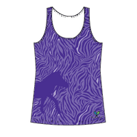 Grevy's Zebra Bright Purple Kids tank top