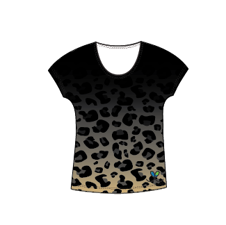 Black Panther Womens Short Sleeve Scoop Neck Shirt