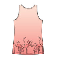 Flamingo Womens Tank Top